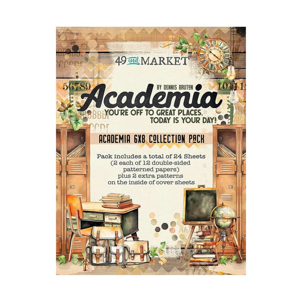 49 and Market 49 And Market - Academia Collection - 6 x 8 Collection Paper Pack